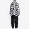Jachetă cu fermoar în stil camuflaj „Grey” 681818TLQ121240