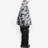 Jachetă cu fermoar în stil camuflaj „Grey” 681818TLQ121240