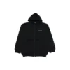 Jachetă cu glugă și mâneci lungi Balenciaga SS21 pentru bărbați, cu fermoar, negru 641659TIV551070