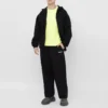 Jachetă cu glugă și mâneci lungi Balenciaga SS21 pentru bărbați, cu fermoar, negru 641659TIV551070