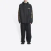 Jachetă cu glugă Metallica Windbreaker „Black Orange” 698831TMO101000