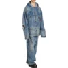 Jachetă cu glugă oversized „Blue” 719315TNW56-4268