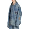 Jachetă cu glugă oversized „Blue” 719315TNW56-4268