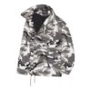 Jachetă cu umerii goi Balenciaga FW21 pentru bărbați, gri, 663004TKLD41240