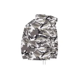 Jachetă cu umerii goi Balenciaga FW21 pentru bărbați, gri, 663004TKLD41240