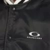 Jachetă de antrenor pentru bărbați Balenciaga | colaborare cu NBA, de culoare neagră