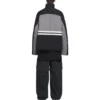 Jachetă de trening căptușită cu guler în formă de pâlnie „Grey Black” 675462-TKO48-1000