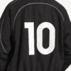 Jachetă de trening de fotbal pentru bărbați, de culoare neagră