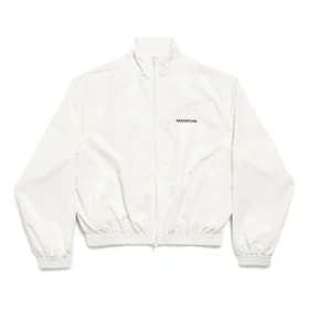 Jachetă de trening Mirror Balenciaga Regular „White” 790745TPQ389000