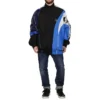 Jachetă de trening Split „Black Blue” 658951TYB181000