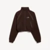 Jachetă de trening techwear pentru femei, culoare moka