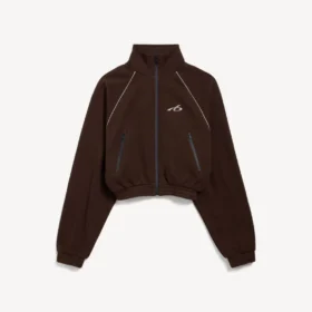 Jachetă de trening techwear pentru femei, culoare moka