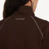 Jachetă de trening techwear pentru femei, culoare moka