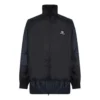 Jachetă de vânt BB din nailon patchwork cu fermoar complet „Navy Black” 623019TIO544100
