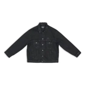 Jachetă din denim 3B Sports Icon, croială largă, „Negru” 704298TBP471029