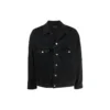 Jachetă din denim BB cu efect de spray, croială largă „Dark Grey White” 678354TIWA21440