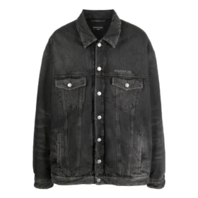Jachetă din denim căptușită Mirror „Gri închis” 735744TBP471270 Jachetă din denim căptușită Mirror „Gri închis” 735744TBP471270