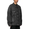 Jachetă din denim căptușită Mirror „Gri închis” 735744TBP471270