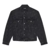Jachetă din denim, croială largă „Charcoal” 620731TJW411052
