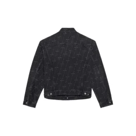 Jachetă din denim, croială largă „Charcoal” 620731TJW411052