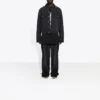 Jachetă din denim, croială largă „Charcoal” 620731TJW411052