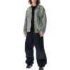 Jachetă din denim, croială largă „Indigo japonez deschis” 719319TNW553221