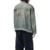 Jachetă din denim, croială largă „Indigo japonez deschis” 719319TNW553221