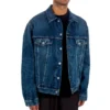 Jachetă din denim cu croială largă „Blue” 643398TJW214254