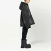 Jachetă din denim cu glugă și nasturi, cu efect decolorat „Black” 724653TNW541129