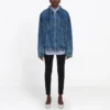 Jachetă din denim cu logo „Blue” 557388TBP464773