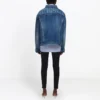 Jachetă din denim cu logo „Blue” 557388TBP464773