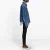 Jachetă din denim cu logo „Blue” 557388TBP464773