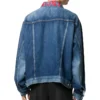 Jachetă din denim cu logo pe guler „Albastru” 571324TCW032340