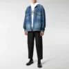 Jachetă din denim cu logo pe guler „Albastru” 571324TCW032340