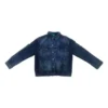 Jachetă din denim cu logo pe spate „Blue” 557351TBP484009