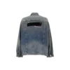 Jachetă din denim cu nasturi și efect decolorat „Blue” 724651THW254245