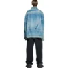 Jachetă din denim distrus „Blue” 727840TNW014268
