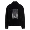 Jachetă din denim distrus „Negru” 664329TBP471055