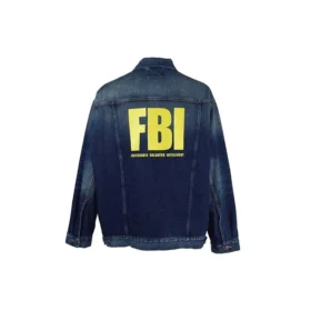 Jachetă din denim FBI „Blue” 681690TJW754021