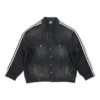 Jachetă din denim oversized Balenciaga x adidas „Black” 724775TNW541129