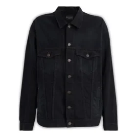Jachetă din denim oversized BB Be Different „Negru” 732230TNW541129