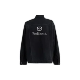 Jachetă din denim oversized BB Be Different „Negru” 732230TNW541129