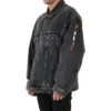 Jachetă din denim oversized Metallica „Washed Black Orange” 694504TBP471055