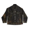 Jachetă din denim oversized „Negru” 748022TBP471363