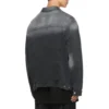 Jachetă din denim spălat, croială largă „Negru” 662772TKVG51000