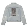 Jachetă din denim unisex FW21 cu logo, albastră 664329TBP488961