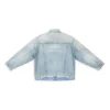 Jachetă din denim vintage 3B Sports, croială largă „Albastru deschis” 704299TJW798469