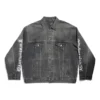 Jachetă DIY din metal, croială largă, „Black” 773804TBP473721