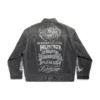 Jachetă DIY din metal, croială largă, „Black” 773804TBP473721