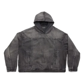 Jachetă fără cap „Denim japonez negru” 719313TBP473340